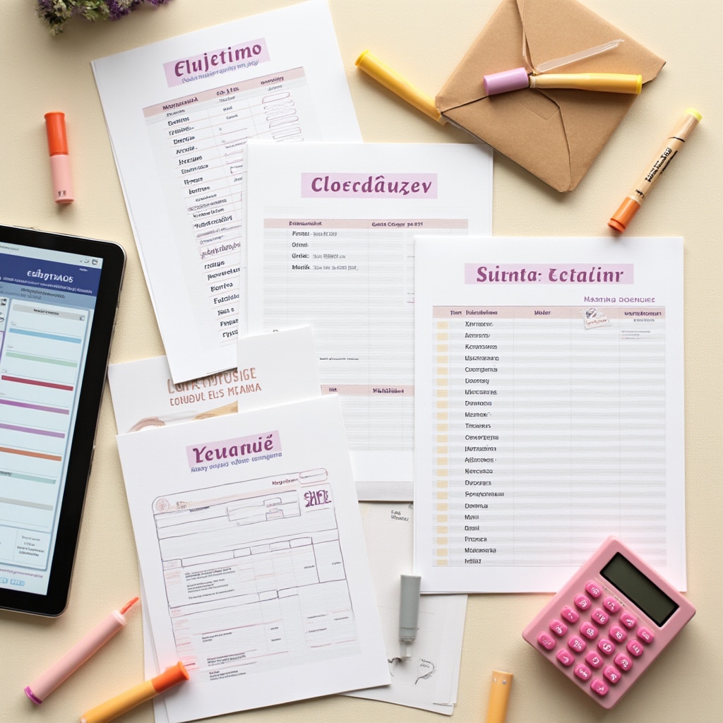 Materiale și instrumente practice pentru bugetarea gospodăriei