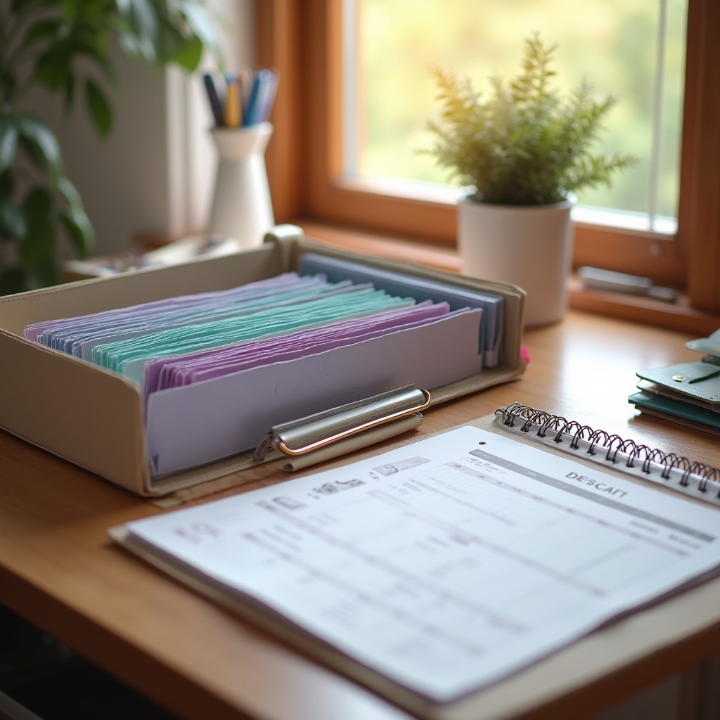 Sistem de organizare personală a documentelor financiare